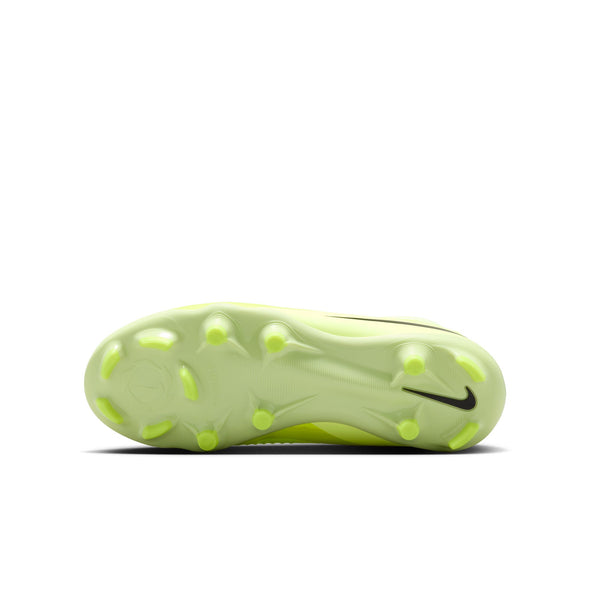 Nike Junior Phantom 6 High Academy FG Firm Ground Soccer Cleats- Hyper Crimson/Black/Limelight