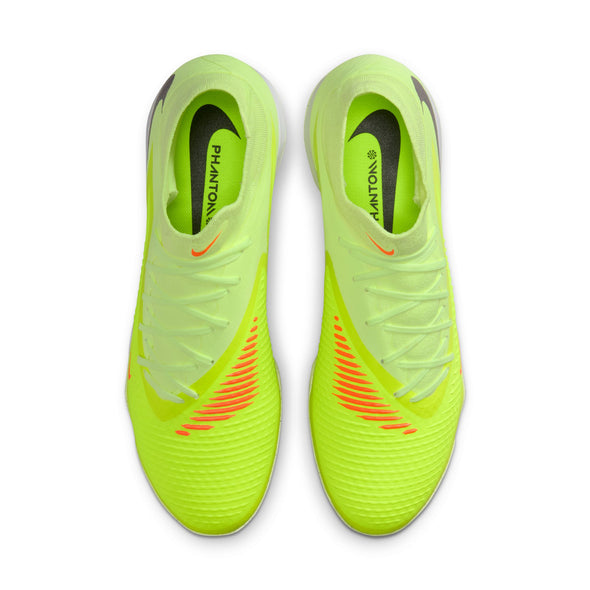Nike Phantom 6 High Academy TF Turf Soccer Cleats-Hyper Crimson/Black/Limelight