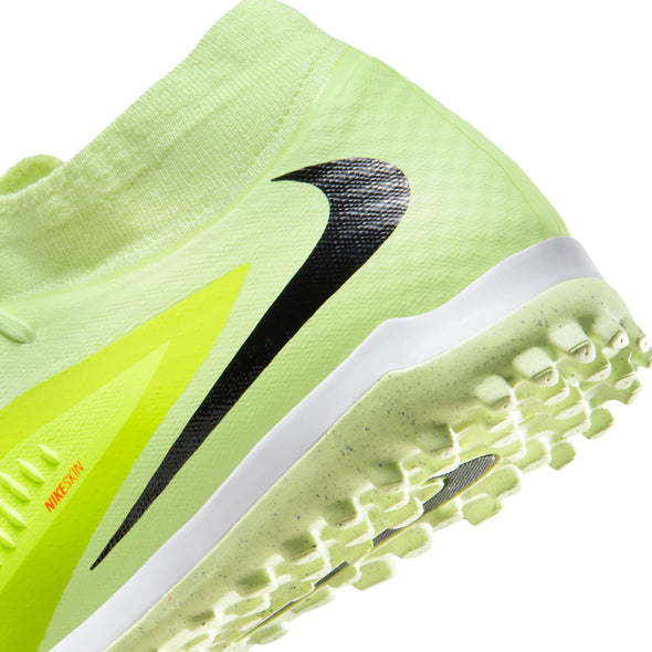 Nike Phantom 6 High Academy TF Turf Soccer Cleats-Hyper Crimson/Black/Limelight