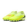 Nike Phantom 6 High Academy FG Firm Ground Soccer Cleats-Hyper Crimson/Black/Limelight
