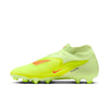 Nike Phantom 6 High Academy FG Firm Ground Soccer Cleats-Hyper Crimson/Black/Limelight