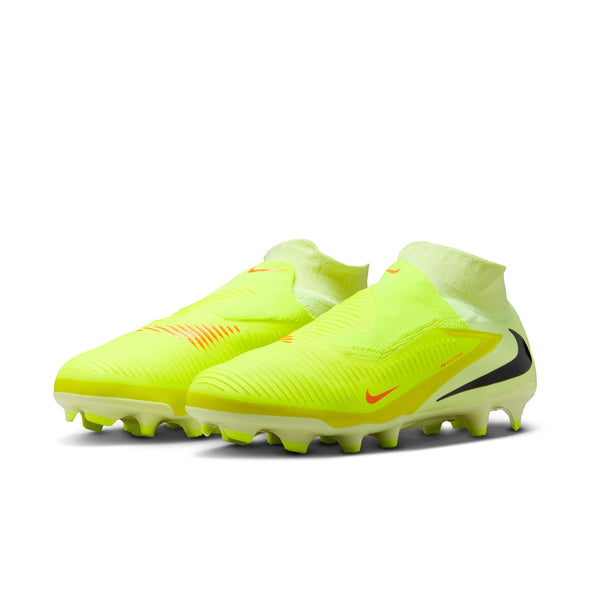 Nike Phantom 6 High Pro FG Firm-Ground Soccer Cleats - Hyper Crimson/Black/ Llimelight
