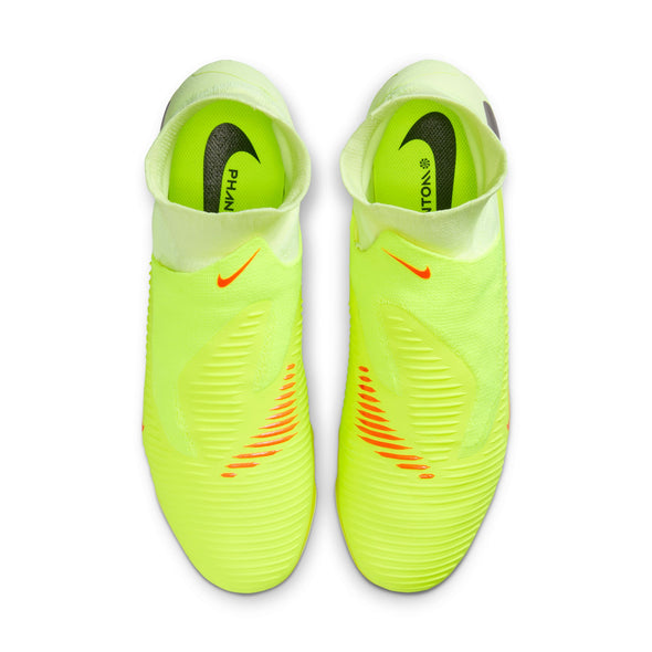 Nike Phantom 6 High Pro FG Firm-Ground Soccer Cleats - Hyper Crimson/Black/ Llimelight