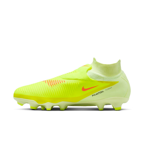 Nike Phantom 6 High Pro FG Firm-Ground Soccer Cleats - Hyper Crimson/Black/ Llimelight