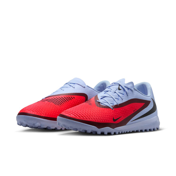 Nike Phantom 6 Low Academy Turf Soccer Shoes- Royal Tint/Bright Crimson