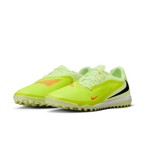 Nike Phantom 6 Low Academy TF Turf Soccer Cleats-  Hyper Crimson/Black/ Life Lime