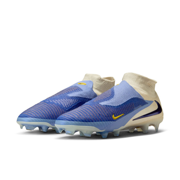 Nike Phantom 6 High Elite FG Firm Ground Soccer Cleats - Racer Blue/Dark Obsidian