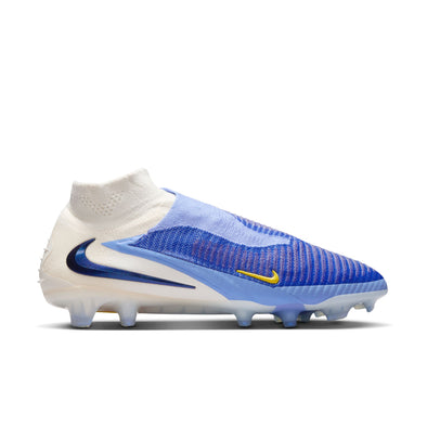 Nike Phantom 6 High Elite FG Firm Ground Soccer Cleats - Racer Blue/Dark Obsidian