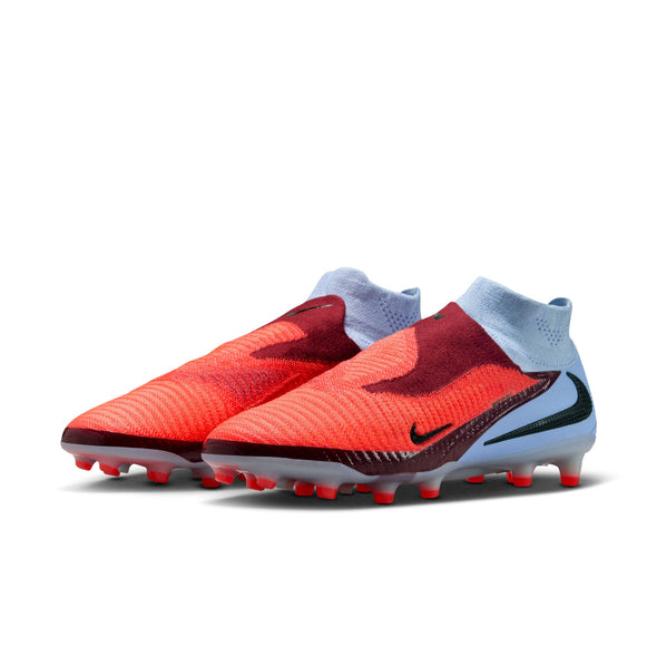 Nike Phantom 6 High Elite AG Artificial-Grass Soccer Cleats - Royal Tint/Bright Crimson/Black
