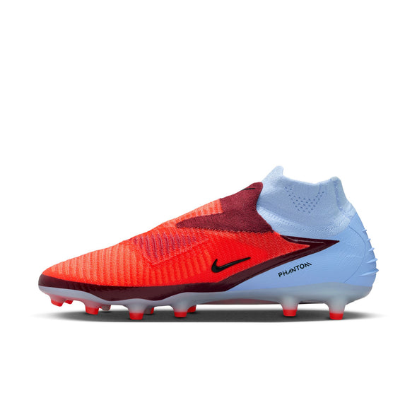 Nike Phantom 6 High Elite AG Artificial-Grass Soccer Cleats - Royal Tint/Bright Crimson/Black
