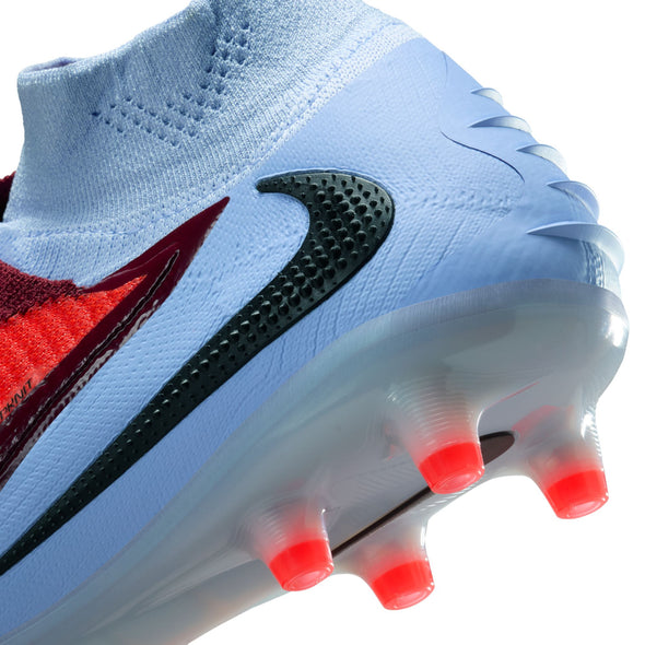 Nike Phantom 6 High Elite AG Artificial-Grass Soccer Cleats - Royal Tint/Bright Crimson/Black