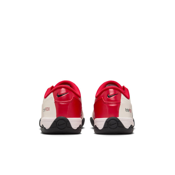 Nike T90 SP Indoor Soccer Shoe-White/Black/Gym Red