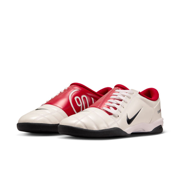 Nike T90 SP Indoor Soccer Shoe-White/Black/Gym Red