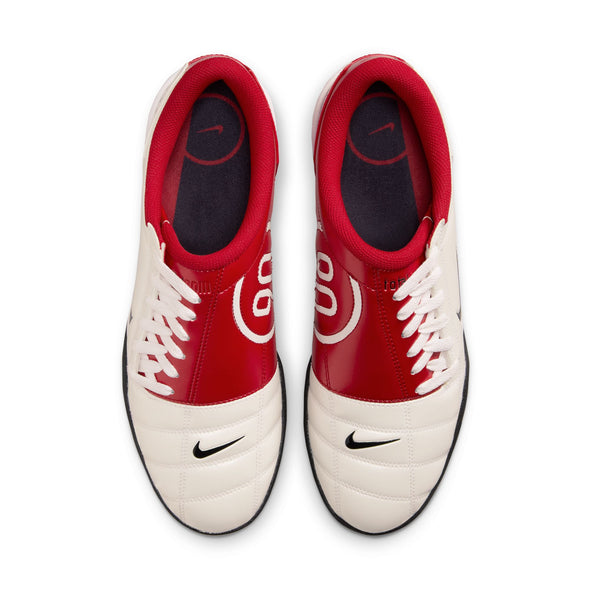 Nike T90 SP Indoor Soccer Shoe-White/Black/Gym Red