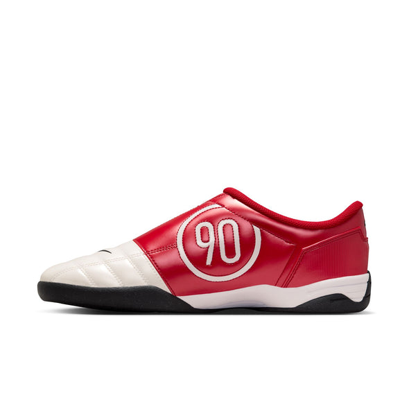 Nike T90 SP Indoor Soccer Shoe-White/Black/Gym Red