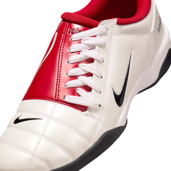Nike T90 SP Indoor Soccer Shoe-White/Black/Gym Red