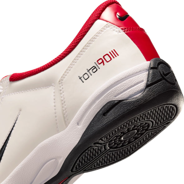 Nike T90 SP Indoor Soccer Shoe-White/Black/Gym Red