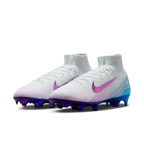 Nike Mercurial Superfly 10 Elite AS FG Firm Ground Soccer Cleat - White/Multi-Color