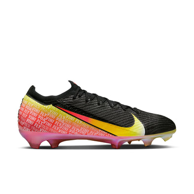 Nike Mercurial Vapor 16 Elite Vini JR FG Firm Ground Soccer Cleats-Black/Dynamic/Yellow-Green/Spark-Soar