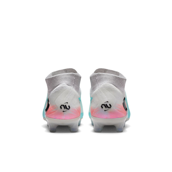 Nike United Phantom 6 High Elite FG Firm Ground Soccer Cleats- Pistachio Frost/Hyper Orange