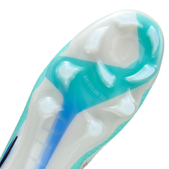 Nike United Phantom 6 High Elite FG Firm Ground Soccer Cleats- Pistachio Frost/Hyper Orange