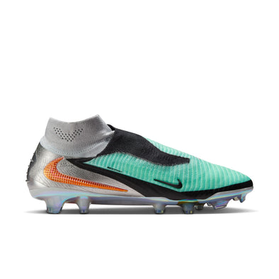 Nike Phantom 6 High Elite FG/MG Soccer Cleat - Chrome/Black