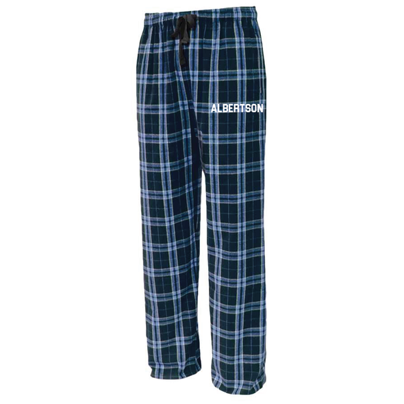 Albertson SC Pennant Flannel Lifestyle Pajama Pant Navy