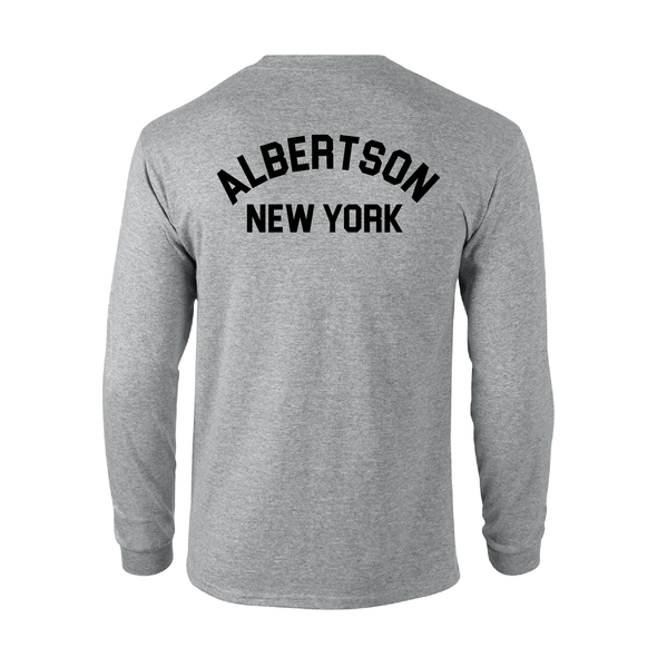 Albertson SC Gildan LS Lifestyle T-Shirt Grey