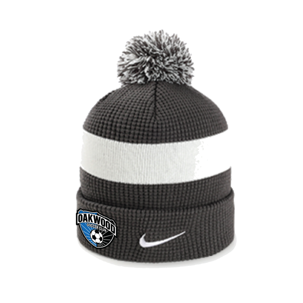 Oakwood SC Nike Authentic Pom Beanie Anthracite/White