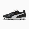 Puma King Top FG Firm Ground Soccer Cleat - Black/White/Gold