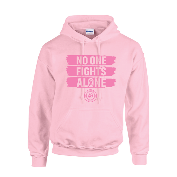 Asphalt Green SC Awareness No One Fights Alone Hoodie Pink