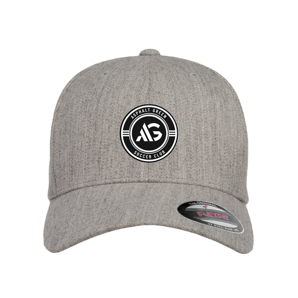 Asphalt SC Flexfit Wool Blend Fitted Cap Heather Grey