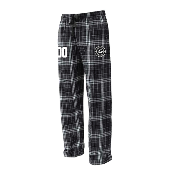 Asphalt SC Flannel Plaid Pajama Pant Black/White