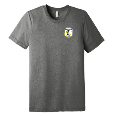 Baymen - Crest Short Sleeve Triblend Grey T-Shirt - Youth/Men's/Women's