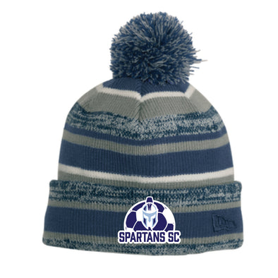 Spartans SC New Era Sideline Bobble Beanie Navy