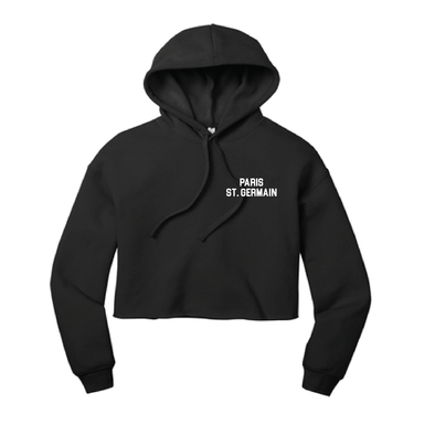 PSG Academy Phoenix Bella+Canvas Lifestyle Crop Hoodie Black