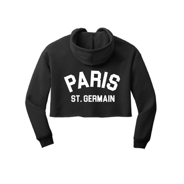 PSG Academy Orlando Bella+Canvas Lifestyle Crop Hoodie Black