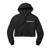 Pflugerville FC FAN Bella+Canvas Lifestyle Crop Hoodie Black