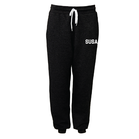 SUSA Bella+Canvas Lifestyle Fleece Jogger Black