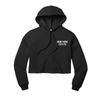 NYCFC Girls Program Bella+Canvas Lifestyle Crop Hoodie Black