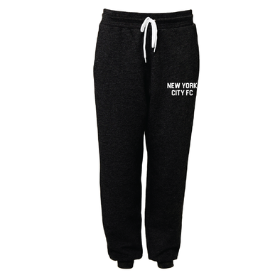 NYCFC Girls Program Bella+Canvas Lifestyle Fleece Jogger Black