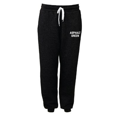 Asphalt Rec FAN Bella+Canvas Lifestyle Fleece Jogger Black