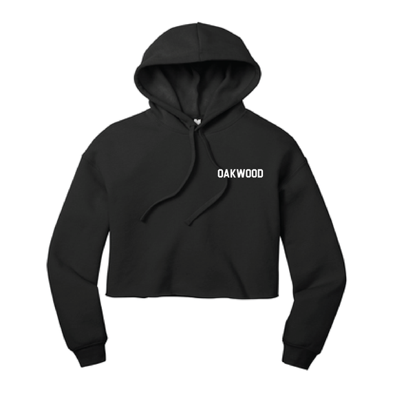 Oakwood SC Bella+Canvas Lifestyle Crop Hoodie Black