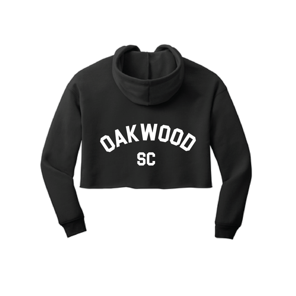 Oakwood SC Bella+Canvas Lifestyle Crop Hoodie Black