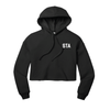 STA Bella+Canvas Lifestyle Crop Hoodie Black