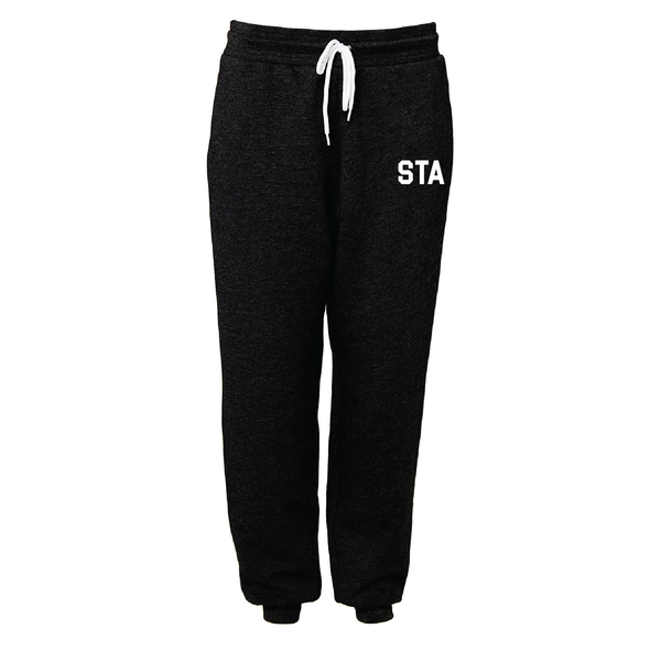 STA Bella+Canvas Lifestyle Fleece Jogger Black