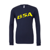 Belleville (Transfer) Bella + Canvas Long Sleeve Triblend T-Shirt Navy