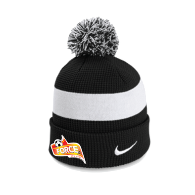 FORCE Nike Authentic Pom Beanie Black/White