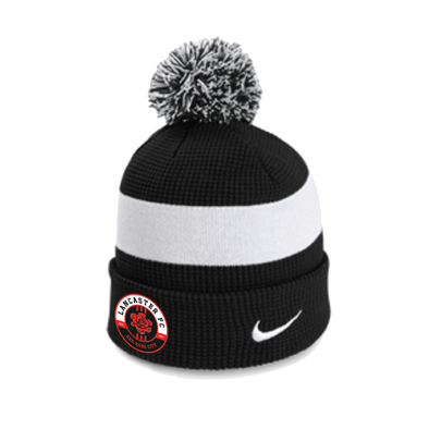 Lancaster FC FAN Nike Authentic Pom Beanie Black/White