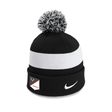 Next Level Nike Authentic Pom Beanie Black/White